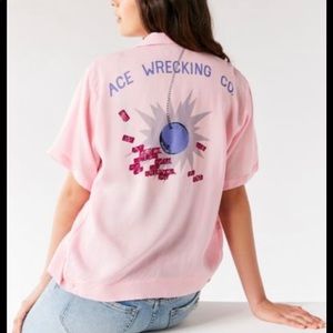 Vintage Ace Button-Down Bowling